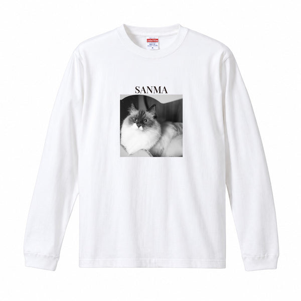 サンマ コットンロングTシャツ