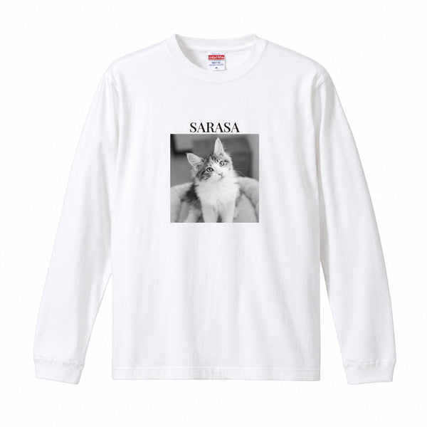 サラサ コットンロングTシャツ