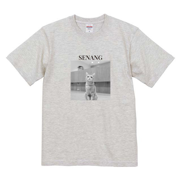 セナン モノクロ写真コットンTシャツ