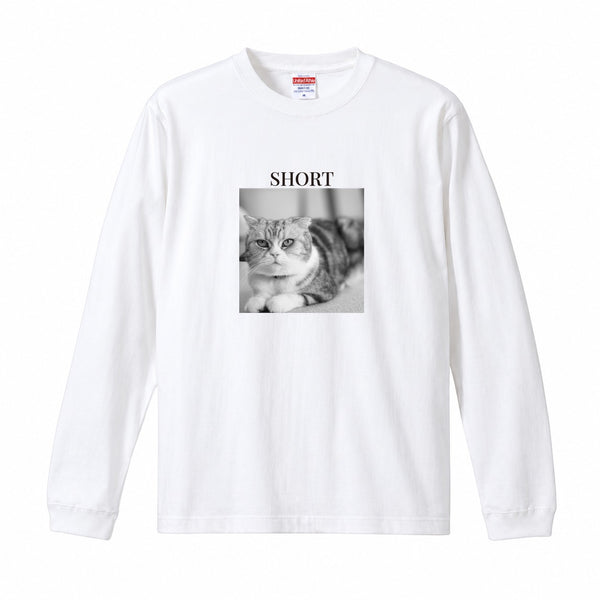 ショート コットンロングTシャツ