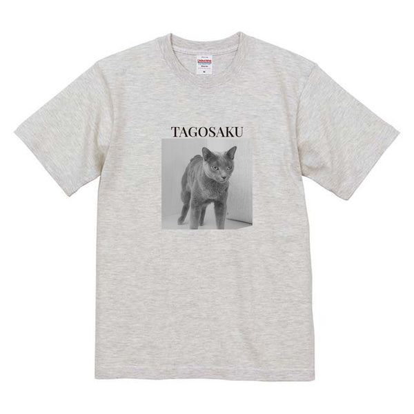 田吾作 モノクロ写真コットンTシャツ