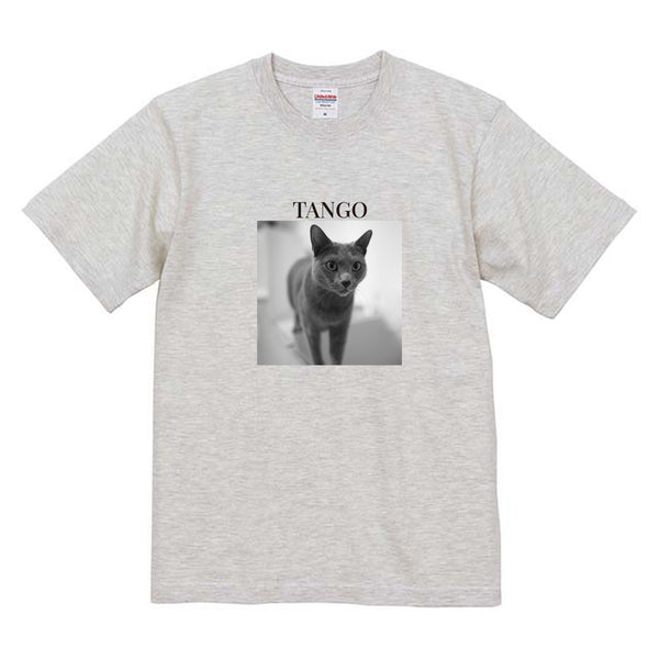タンゴ モノクロ写真コットンTシャツ