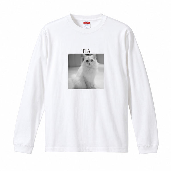 ティア コットンロングTシャツ