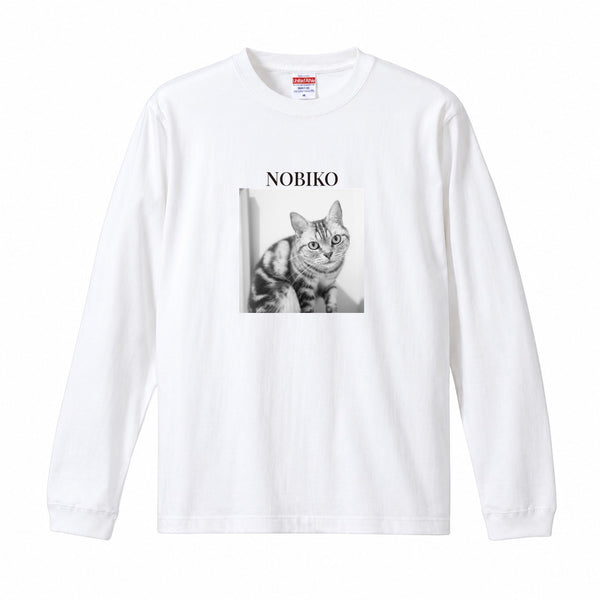 のび子 コットンロングTシャツ