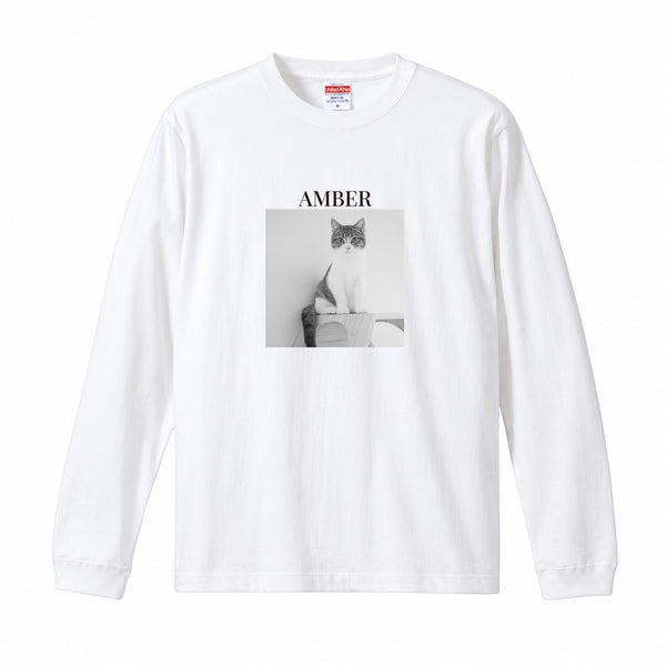 アンバー コットンロングTシャツ