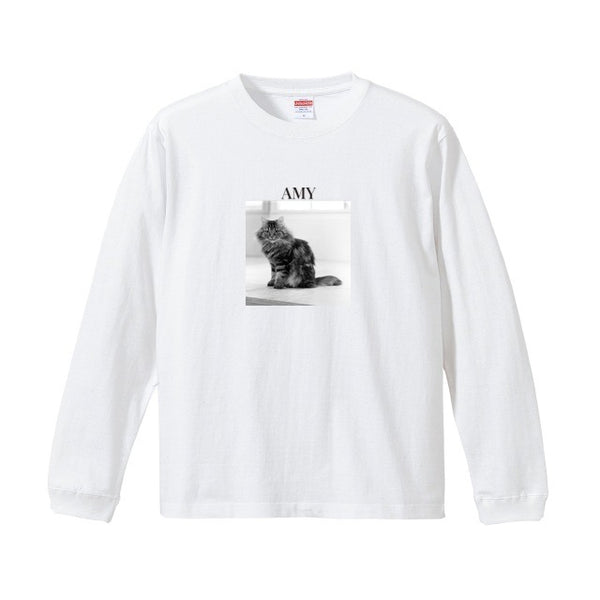 アミ コットンロングTシャツ