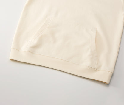 杏 コットンカジュアルパーカー