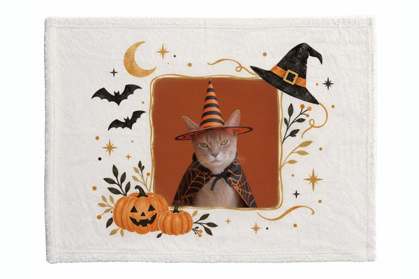 ラン ハロウィン限定ふわふわブランケット（S）