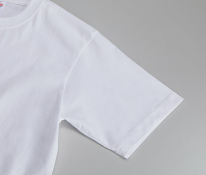 シナモン モノクロ写真コットンTシャツ