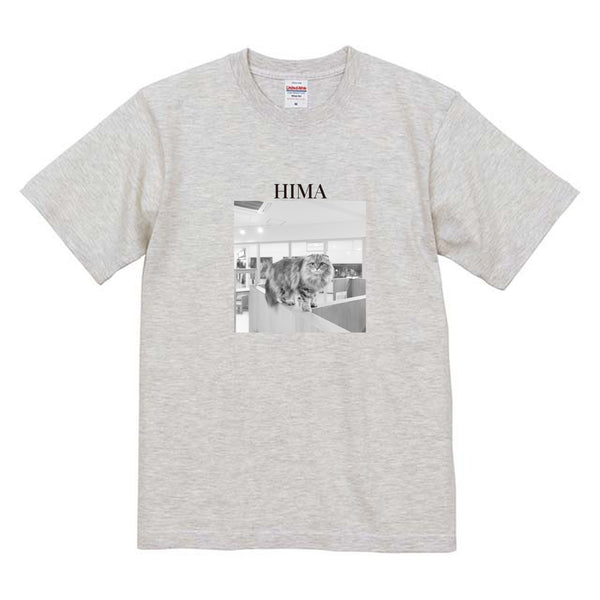 ひま モノクロ写真コットンTシャツ