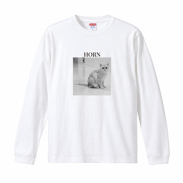 ホーン コットンロングTシャツ