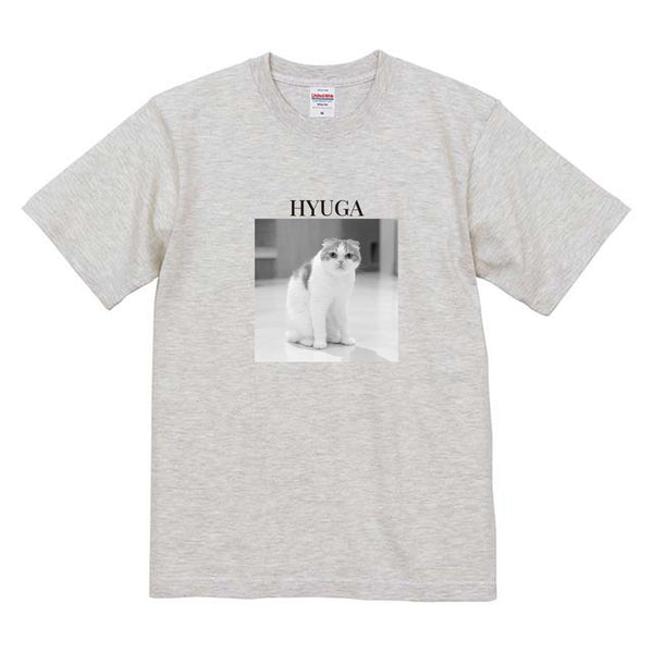 陽翔 モノクロ写真コットンTシャツ