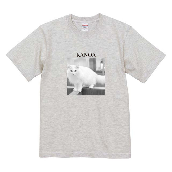カノア モノクロ写真コットンTシャツ