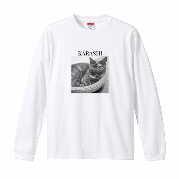カラシ コットンロングTシャツ
