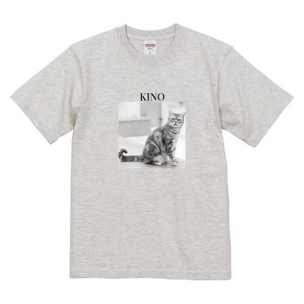 キノ モノクロ写真コットンTシャツ