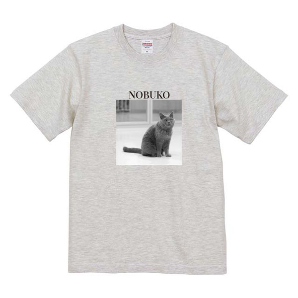 ノブコ モノクロ写真コットンTシャツ