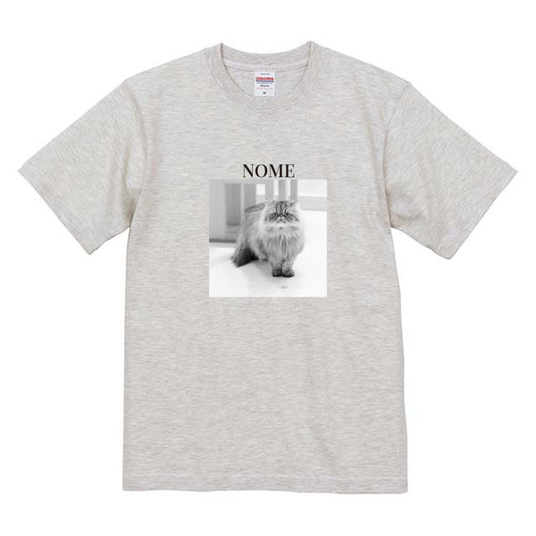 ノーム モノクロ写真コットンTシャツ