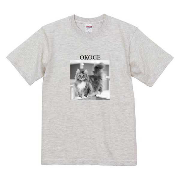 おこげ モノクロ写真コットンTシャツ