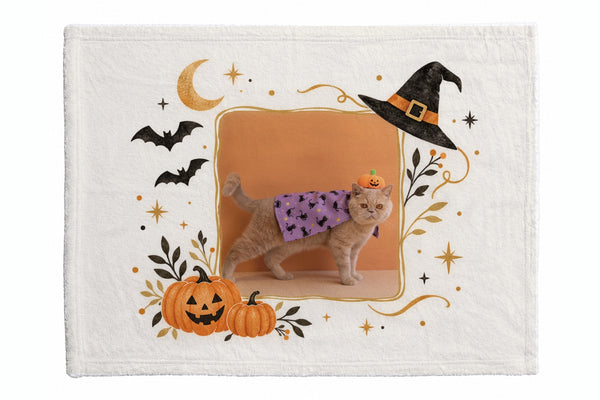 カシュー ハロウィン限定ふわふわブランケット（S）