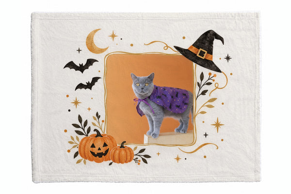 ちゅら ハロウィン限定ふわふわブランケット(S)
