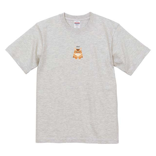 アキエ イラストコットンTシャツ