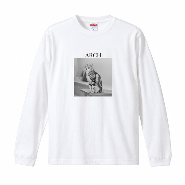アーチ コットンロングTシャツ