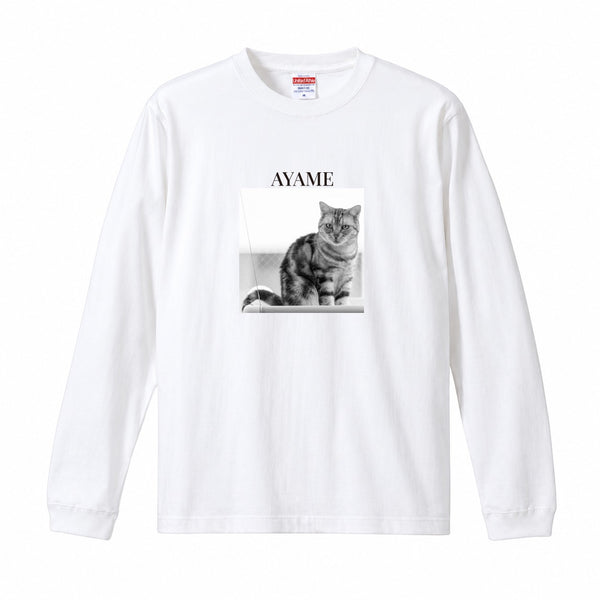 アヤメ コットンロングTシャツ