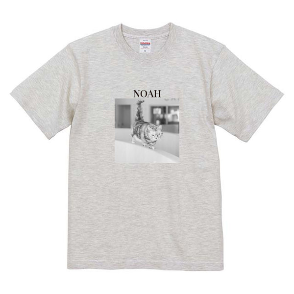 のあ モノクロ写真コットンTシャツ