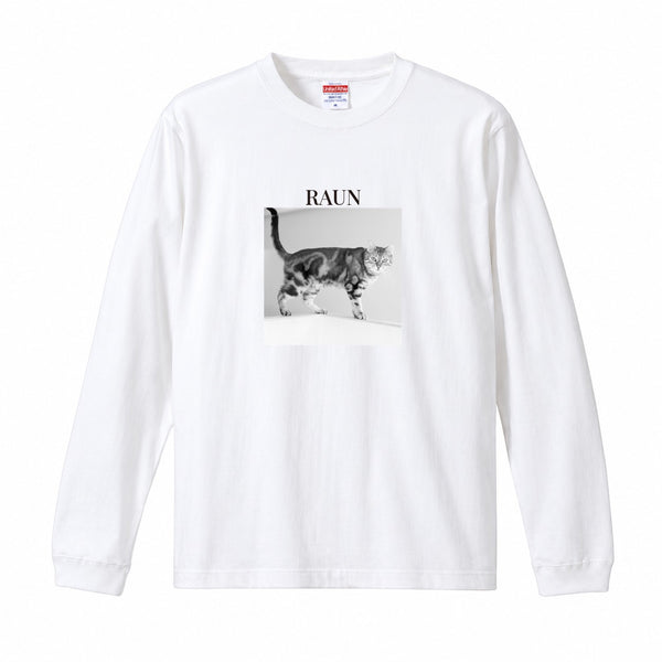 ラウン コットンロングTシャツ