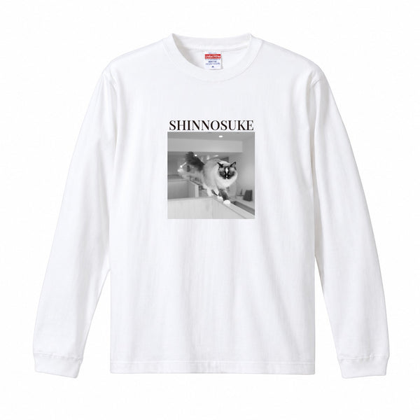 シンノスケ コットンロングTシャツ