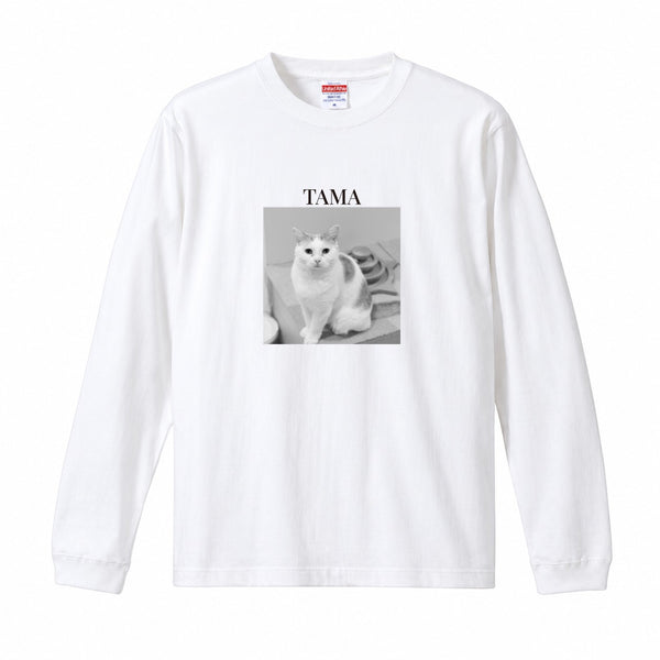 タマ コットンロングTシャツ