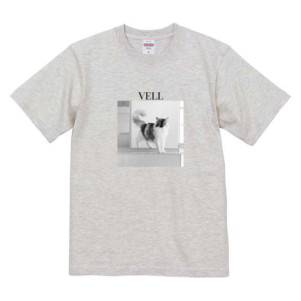 ヴェル モノクロ写真コットンTシャツ