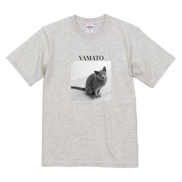 ヤマト モノクロ写真コットンTシャツ