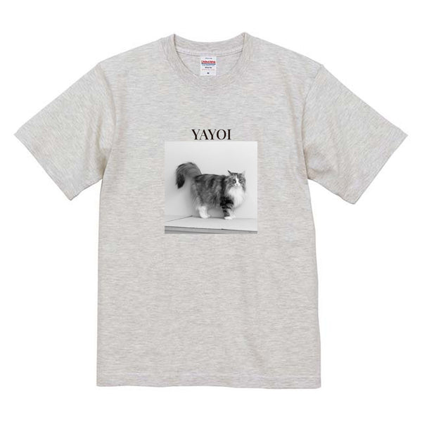 やよい モノクロ写真コットンTシャツ