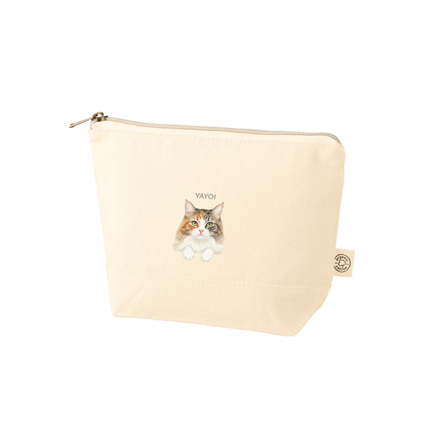 ヤヨイ オーガニックコットンキャンバスポーチ（S）