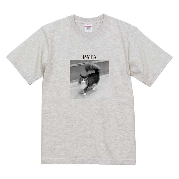 パタ モノクロ写真コットンTシャツ