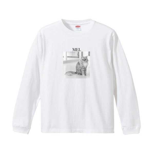 メル コットンロングTシャツ