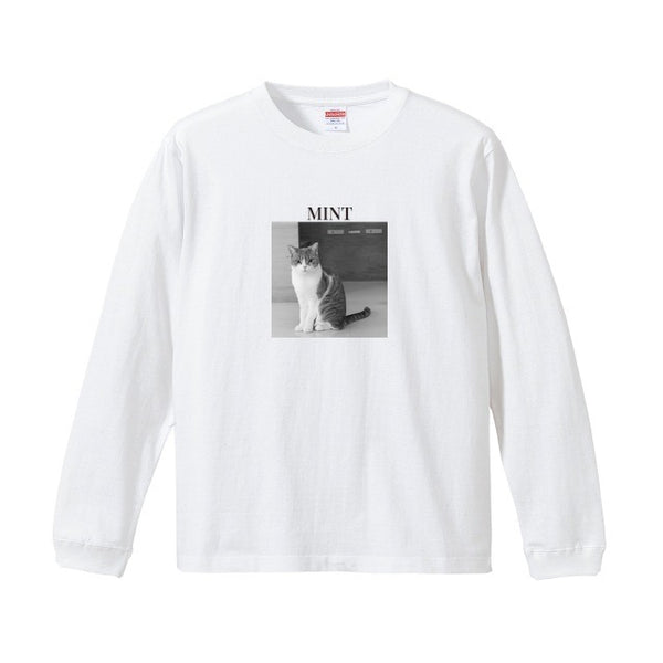 ミント コットンロングTシャツ