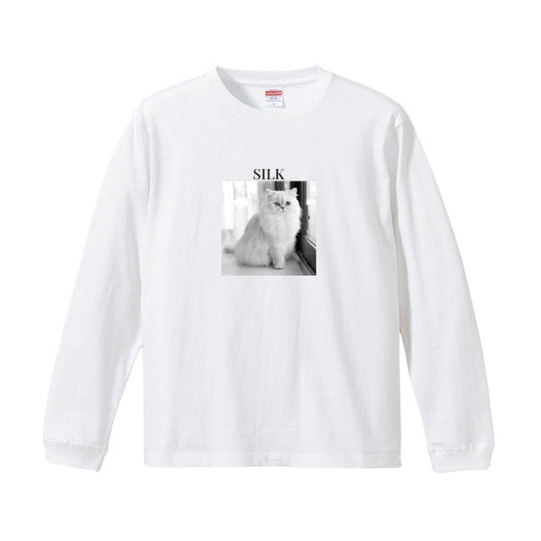 シルク コットンロングTシャツ
