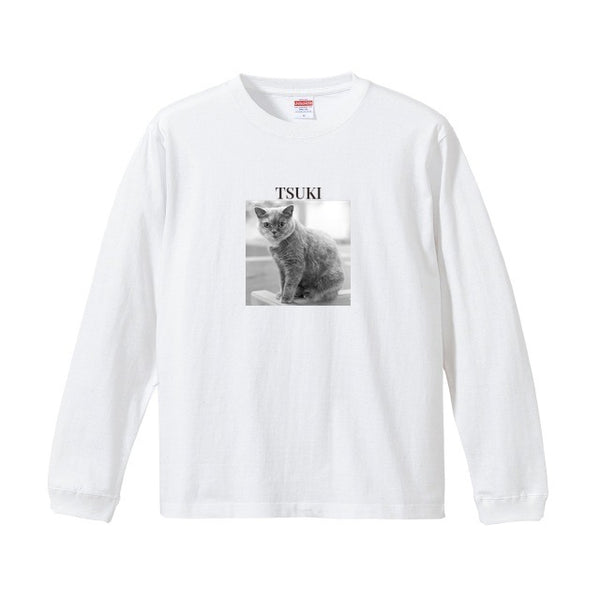 ツキ コットンロングTシャツ