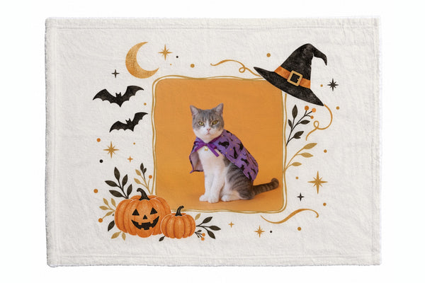 ミント ハロウィン限定ふわふわブランケット(S)