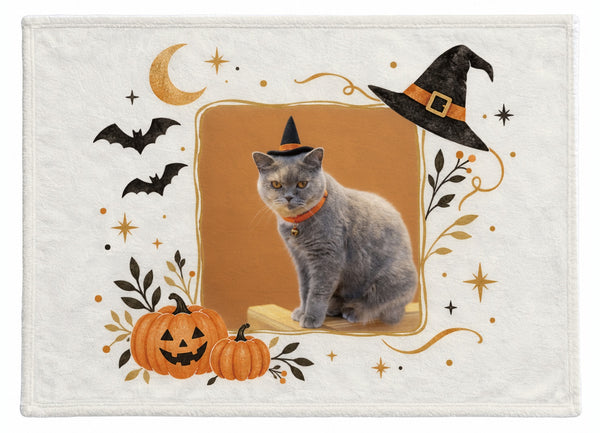 ツキ ハロウィン限定ふわふわブランケット(M)