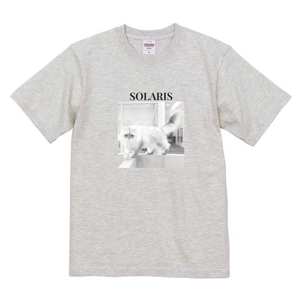 ソラリス モノクロ写真コットンTシャツ