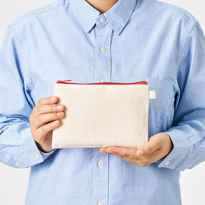アンバー カラーファスナーポーチ（S）
