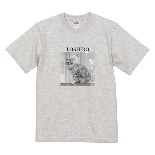 トシロウ モノクロ写真コットンTシャツ