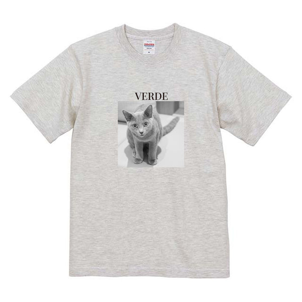 ヴェルデ モノクロ写真コットンTシャツ