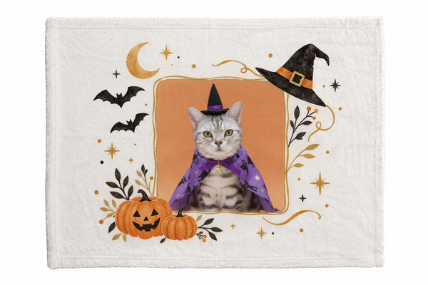 かまろ ハロウィン限定ふわふわブランケット(S)