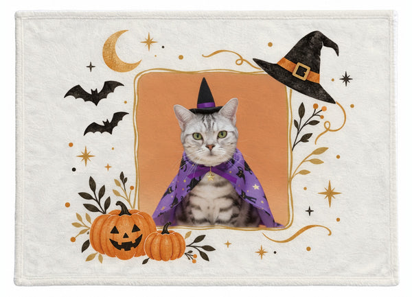 かまろ ハロウィン限定ふわふわブランケット（M）