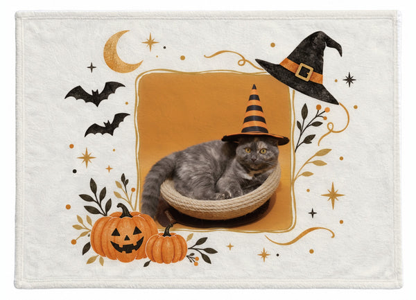 からし ハロウィン限定ふわふわブランケット(M)