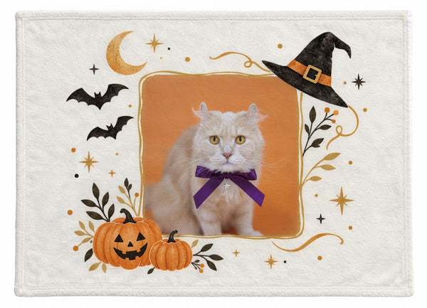 ラテ ハロウィン限定ふわふわブランケット（M）